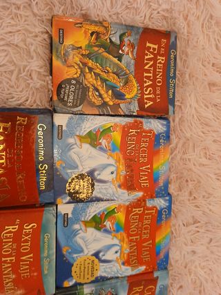Lote 9libros geronimo estilton