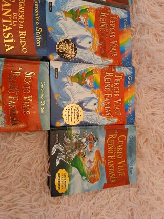 Lote 9libros geronimo estilton