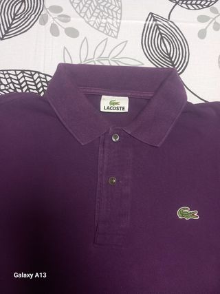 Polo Lacoste Vintage viola