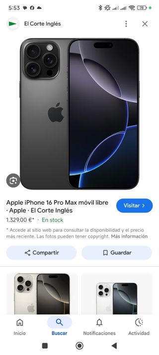 iPhone 16 Pro Max Nuevo