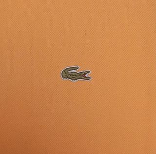 Polo Lacoste Uomo Manica Corta Vintage Arancione