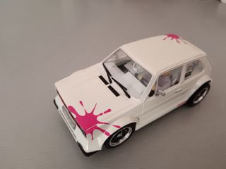 Scalextric Golf Blanco con Diseño