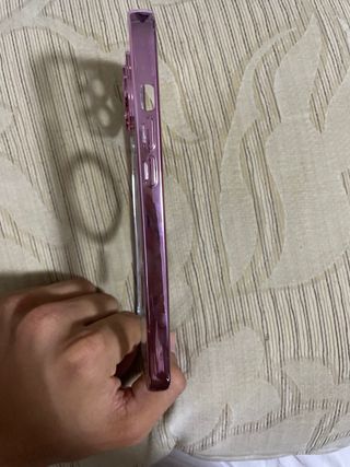 Funda iPhone 12 Pro Max Rosa Transparente