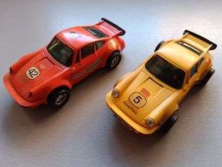 2 Coches Scalextric Exin Porsche