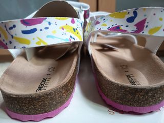 Sandalias Geox Talla 38 Multicolor