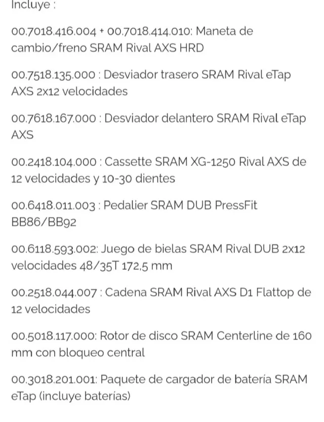 Sram Rival AXS - Grupo de carretera