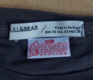 Marvel Avengers Camiseta Talla XS