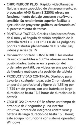 Computer portatile ACER Chromebook spin 514 da 64 GB