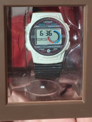 Reloj Citizen Lithium Soccer Raro