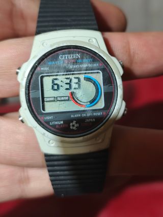 Reloj Citizen Lithium Soccer Raro