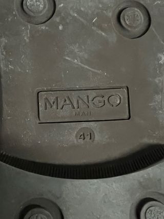 Scarpe eleganti Mango blu marino