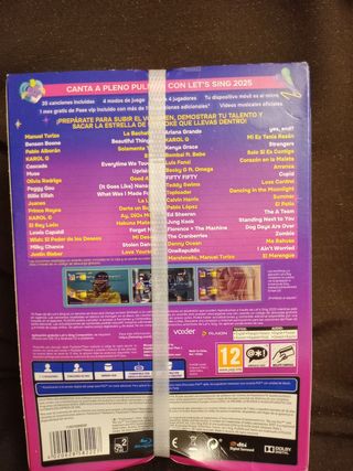 Juego Let's Sing 2025 PS4 Karaoke