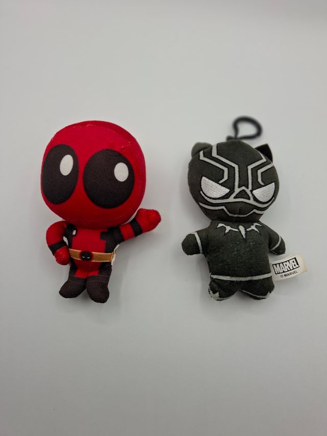 Pupazzetti Marvel Deadpool e Black Panther