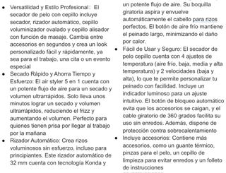 Cepillo secador y moldeador de pelo. PRECINTADO