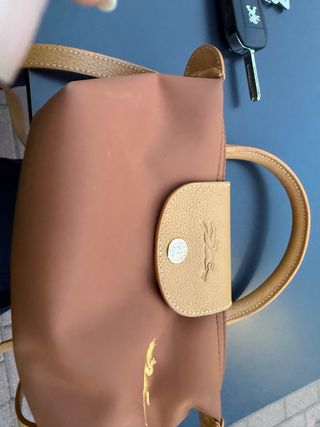 Mini bolso Longchamp marrón