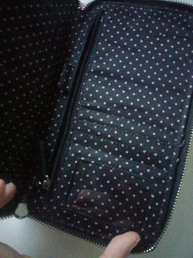 Cartera Victoria's Secret Rayas Rosa y Blanco