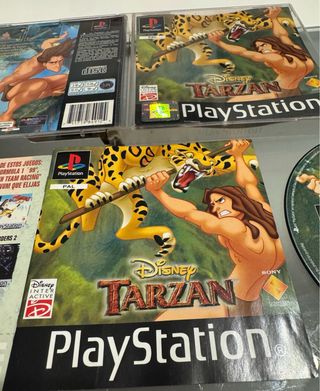 JUEGO PS1 TARZAN + PRUEBA DE COMPRA PAL ESPAÑA 🇪🇸 
