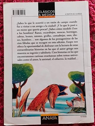 Fábulas de Esopo - Editorial Anaya