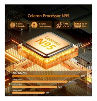 Portátil 15.6 Celeron N95 16GB RAM 512GB SSD NUEVO