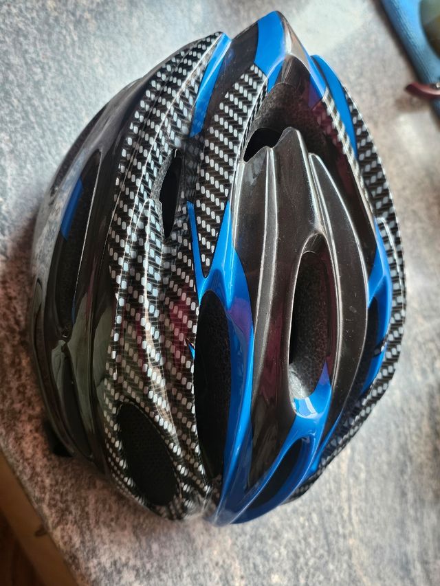 Casco de Ciclismo Negro y Azul