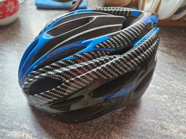 Casco de Ciclismo Negro y Azul