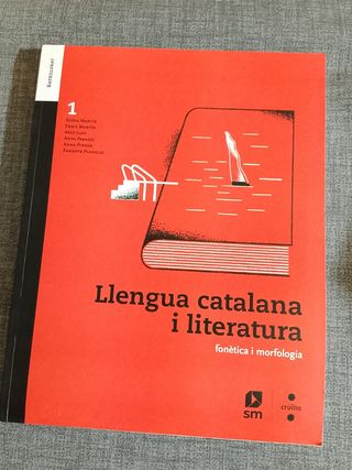 Llengua catalana 1 Batxillerat. ISBN 9788466146227