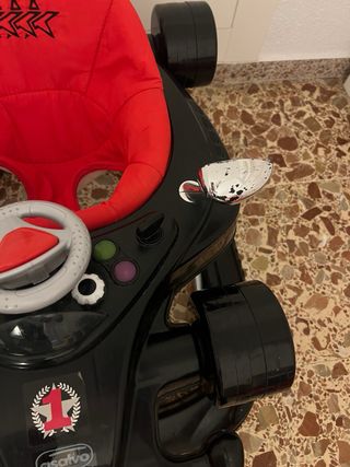 Andador bebé Asalvo coche de carreras