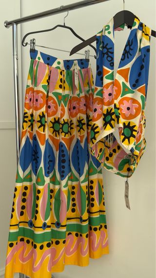 Conjunto Zara Estampado Viral Nuevo