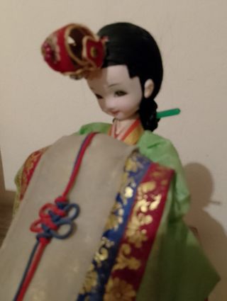 Muñeca tradicional coreana Hanbok