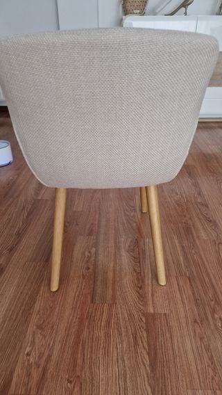 Silla Comedor JYSK Beige Tela