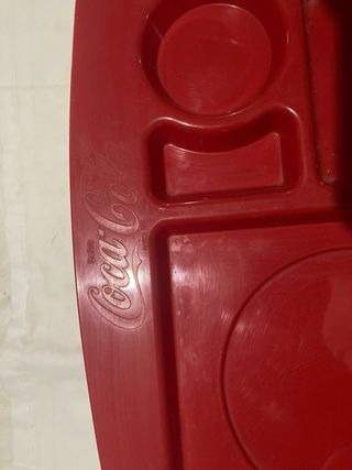 Bandeja Coca-Cola Roja Plástico