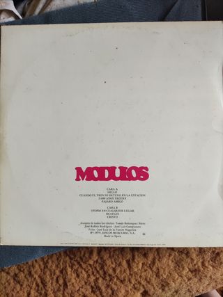 Vinilo Modulos - Grabacion Original