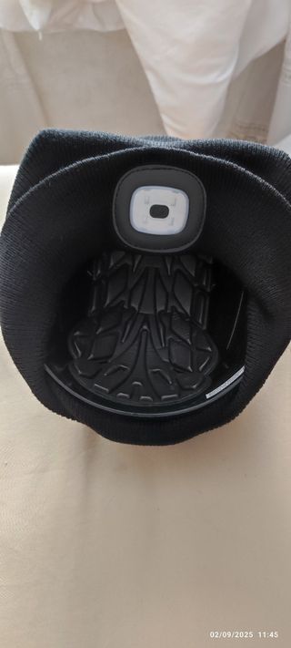 Gorra con luz LED