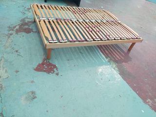 Somier de láminas de madera
