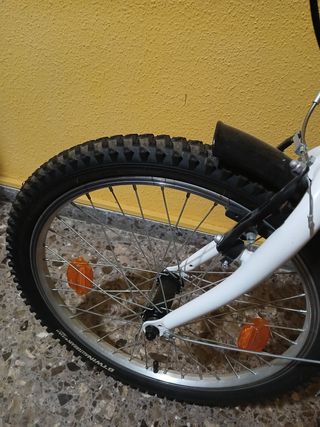 Bicicleta Wayscral Plegable Roja y Blanca