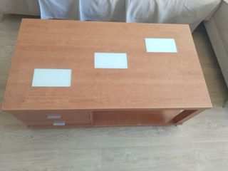 Mesa de comedor extensinble con 4 sillas y mesa de