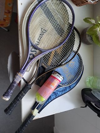 Lote de 3 raquetas de tenis