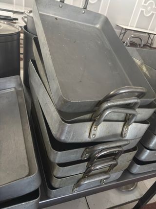 Bandejas de hostelería de aluminio industrial