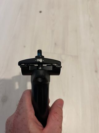 Tija telescópica BTT 31.6mm + Mando