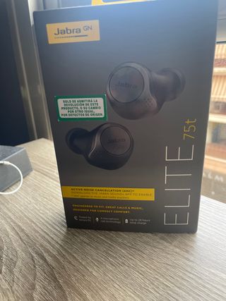 Jabra Elite 75t Auriculares Inalámbricos Negro