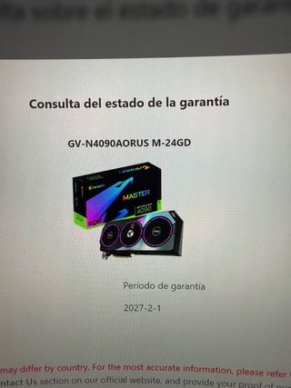 RTX 4090 Gigabyte Aorus Master 24GB