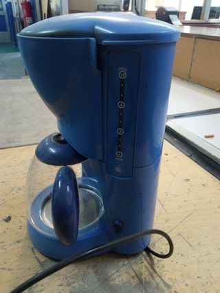 Cafetera azul