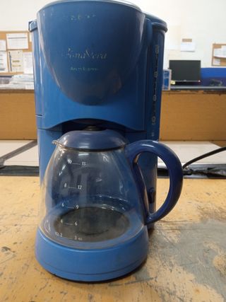 Cafetera azul