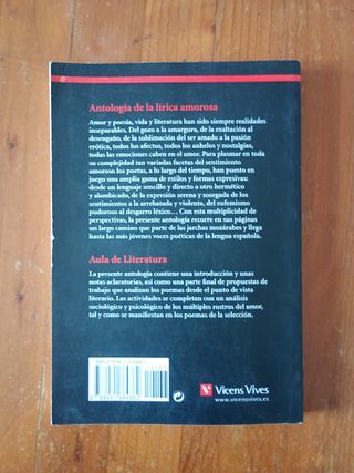 Antologia De La Lirica Amorosa N/e