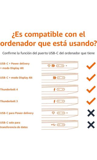 Amazon Basics - Cable de aluminio de adaptador