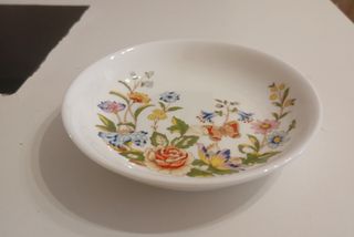 PLATO PEQUEÑO DECORATIVO DE PORCELANA FINA AYNSLEY