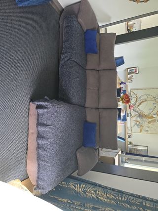 Sofá extraíble gris