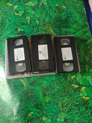 VHS Trilogía Rambo 1 2 3 Stallone 