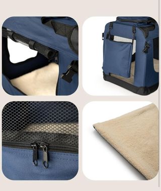 Transportín Plegable Perro/Gato 60x42x44cm