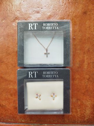 Conjunto Roberto Torretta Colgante y Pendientes